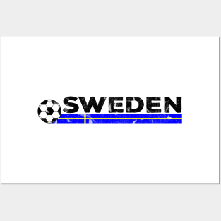 Sweden Football Fan. Sweden Soccer Design Posters and Art